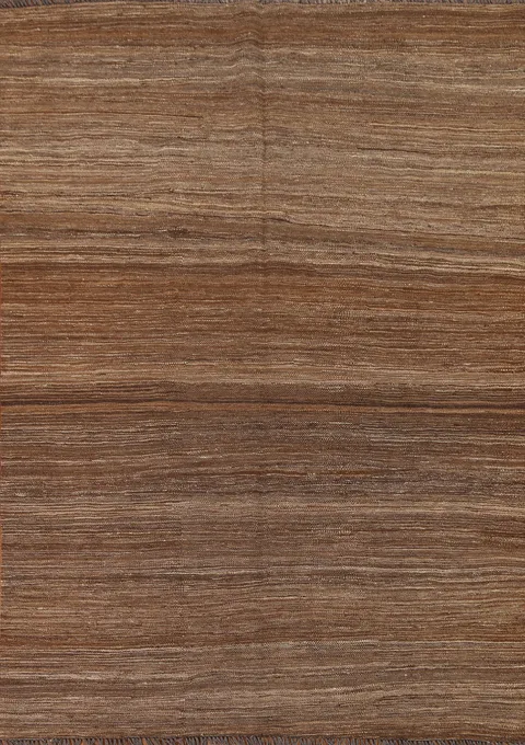 Earth Tone Kilim Oriental Area Rug 5x7