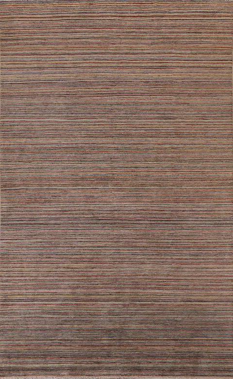 Striped Gabbeh Kashkoli Wool Area Rug 6x10