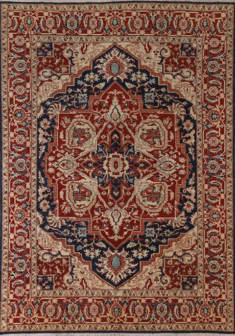 Vegetable Dye Heriz Serapi Oriental Area Rug 8x10
