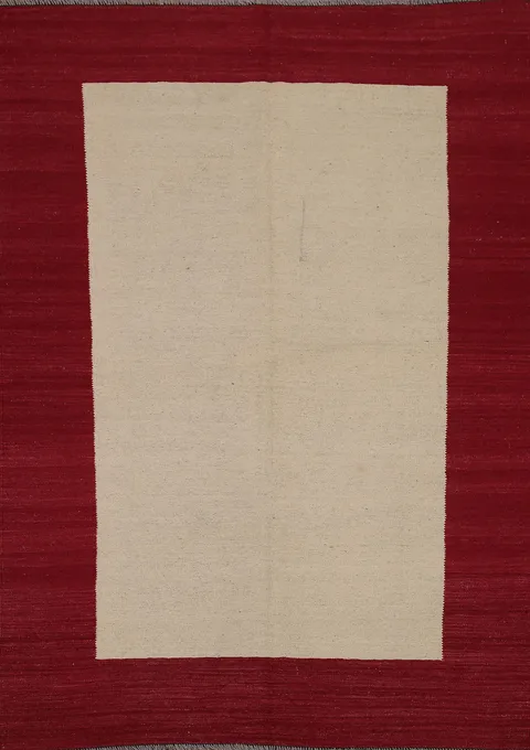 Reversible Kilim Modern Area Rug 5x7