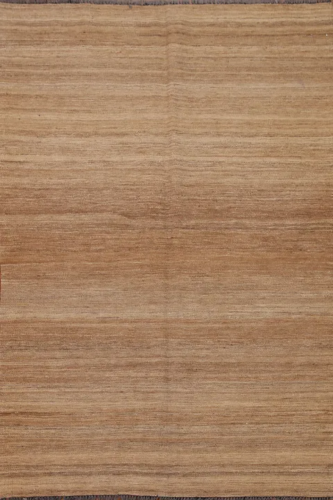 Earth Tone Kilim Reversible Area Rug 4x6