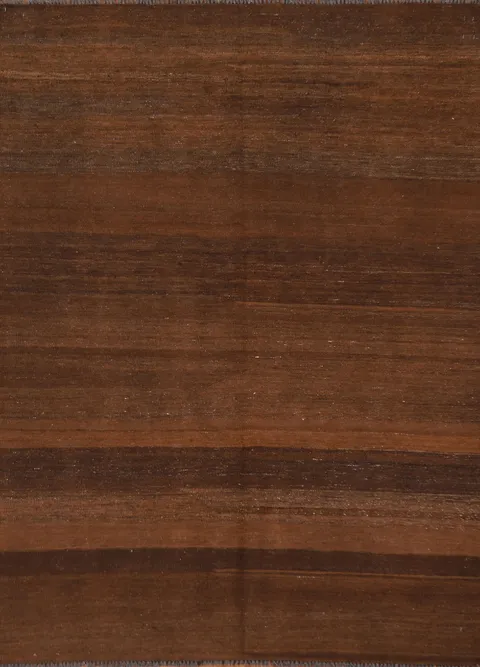 Earth Tone Brown Kilim Oriental Area Rug 5x7