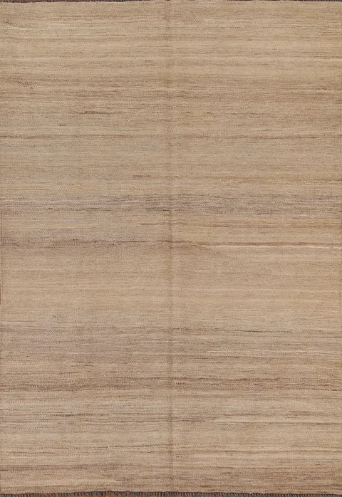 Earth Tone Kilim Modern Area Rug 4x6