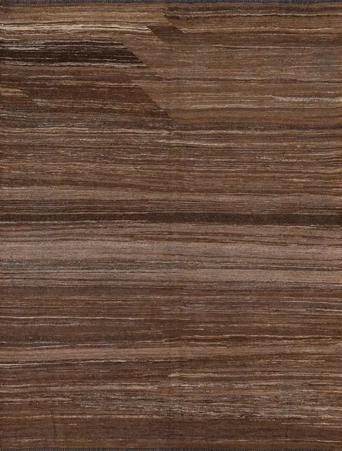 Reversible Brown Kilim Oriental Area Rug 5x6