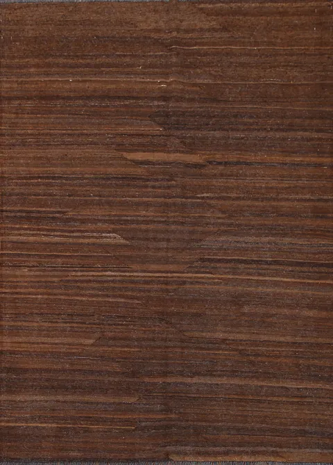 Dark Brown Kilim Oriental Area Rug 5x6