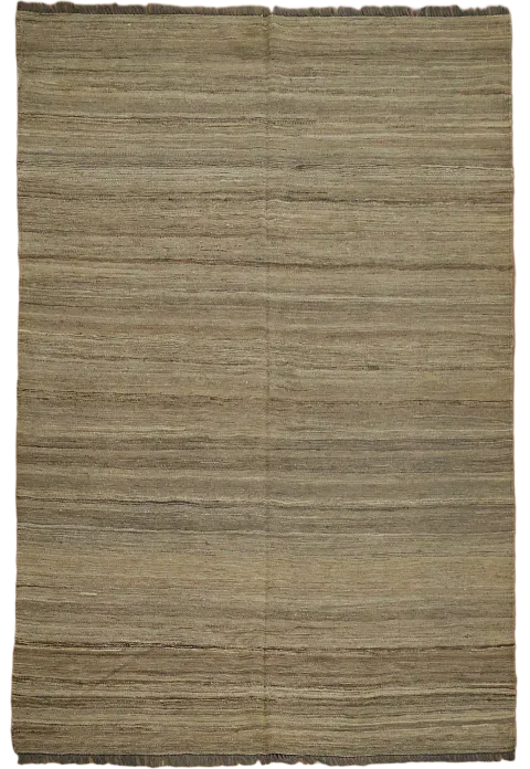 Striped Kilim Modern Area Rug 5x6