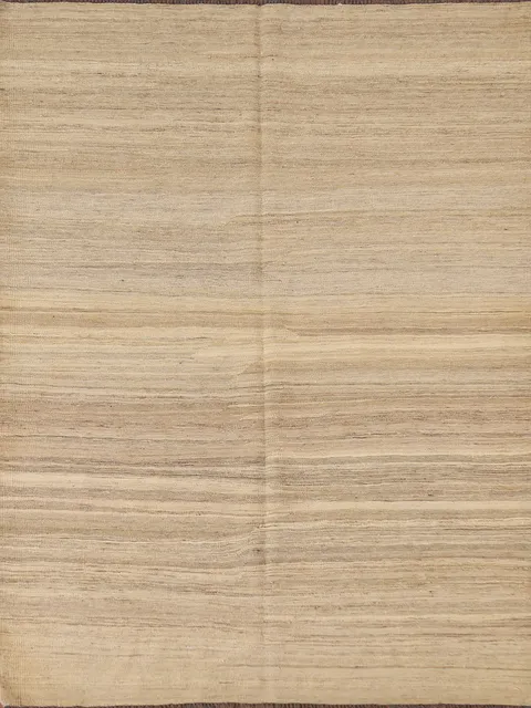 Wool Kilim Earth Tone Area Rug 5x7