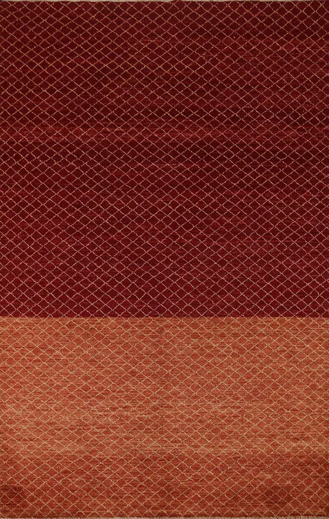 Modern Gabbeh Vegetable Dye Area Rug 6x8