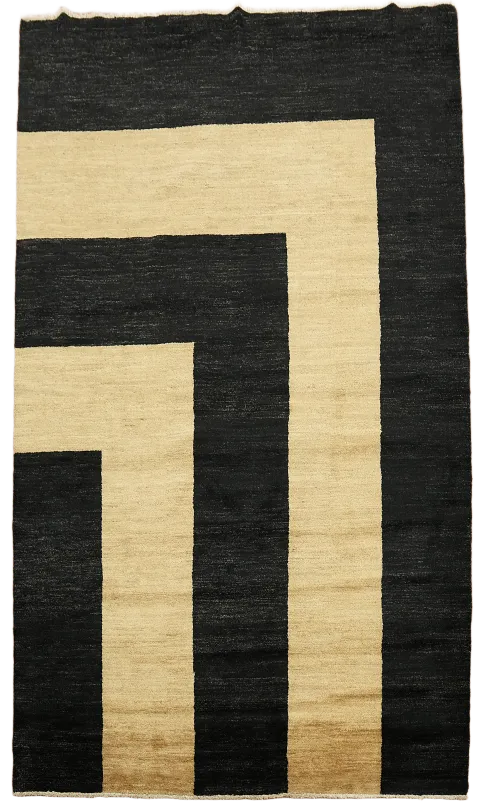Vegetable Dye Gabbeh Oriental Area Rug 6x8