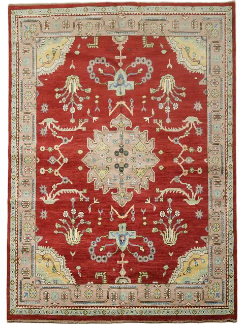 Premium Quality Oriental Pattern Rug, Ideal for Living Room 6x8
