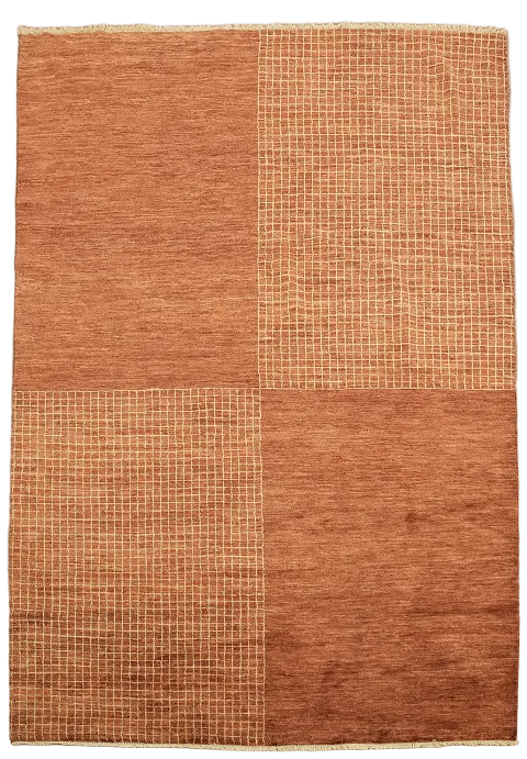 Vegetable Dye Modern Gabbeh Oriental Area Rug 6x8
