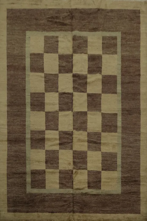 Vegetable Dye Modern Gabbeh Oriental Area Rug 8x10