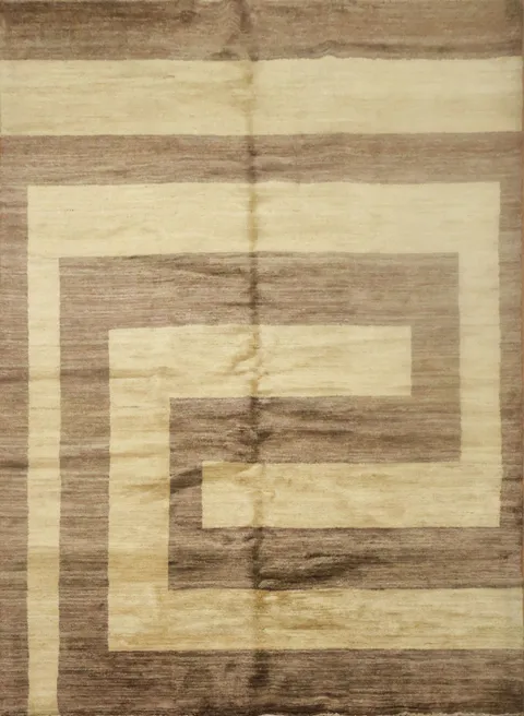 Modern Gabbeh Vegetable Dye Area Rug 6x8