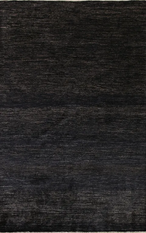Vegetable Dye Gabbeh Contemporary Area Rug 6x8