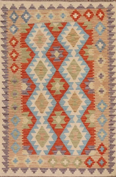 South Western Kilim Oriental Area Rug 3x5