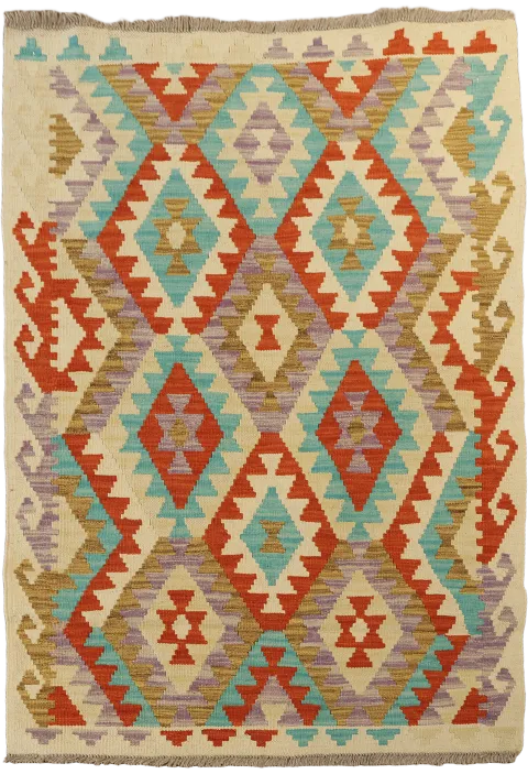 Geometric Kilim Oriental Area Rug 3x5