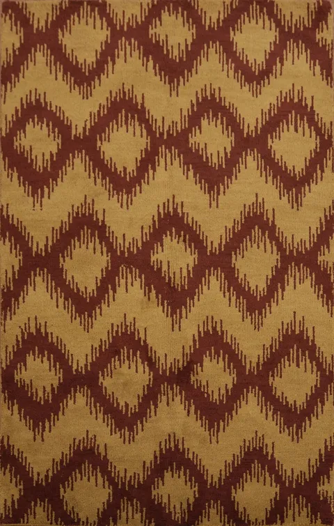 Handmade Wool Gabbeh Oriental Area Rug 5x8