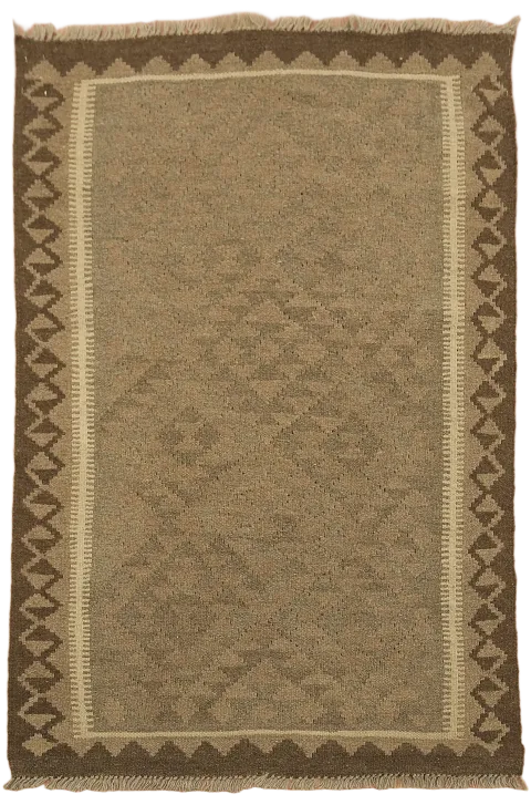 Reversible Wool Kilim Oriental Rug 3x5