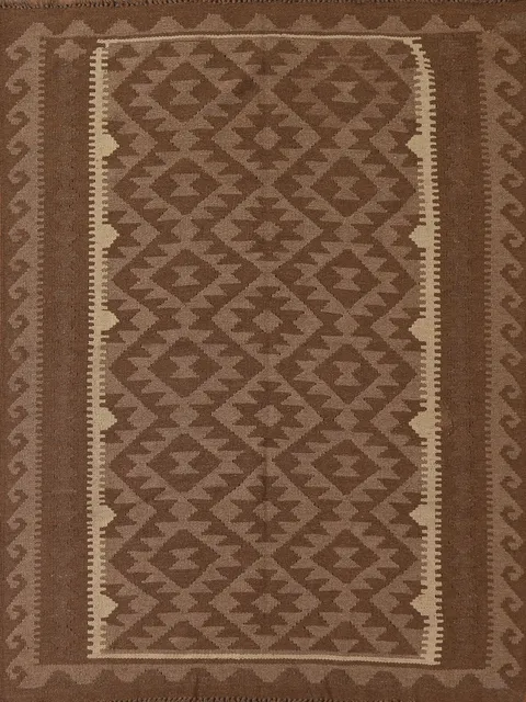 Reversible Kilim Oriental Area Rug 5x6