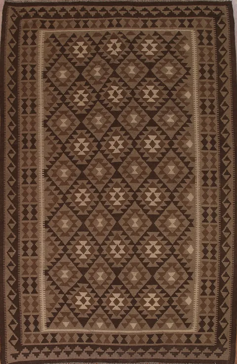 Geometric Kilim Oriental Area Rug 7x10