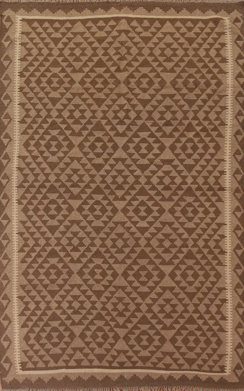 Geometric Kilim Reversible Area Rug 7x10