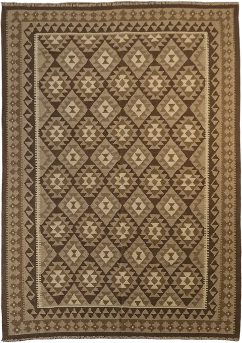 Geometric Kilim Oriental Area Rug 7x10
