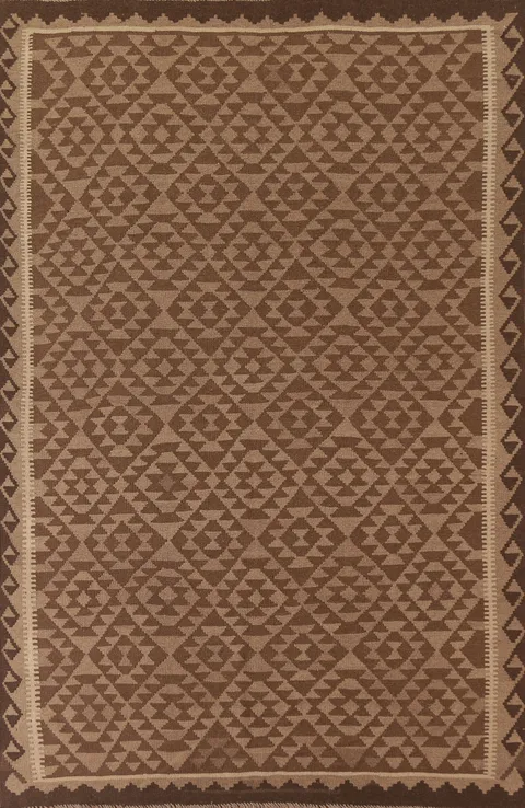 Reversible Wool Kilim Oriental Area Rug 7x10