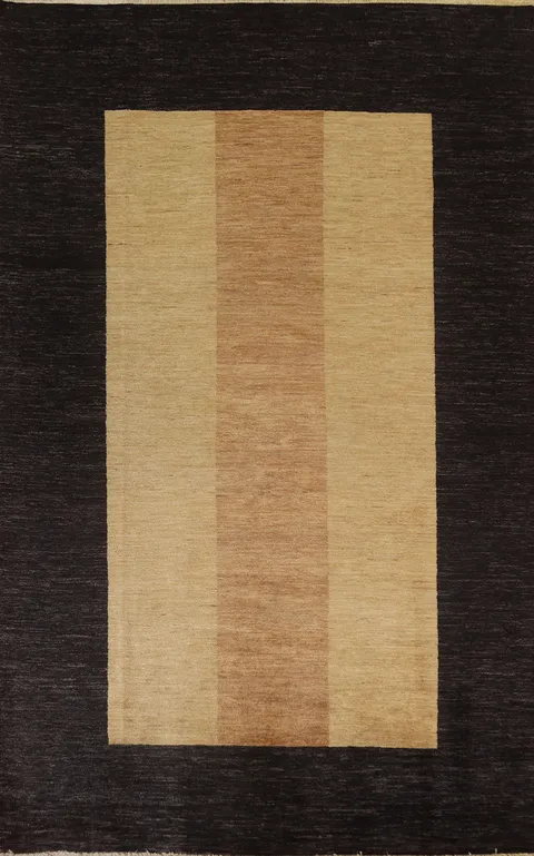 Modern Gabbeh Vegetable Dye Area Rug 7x10