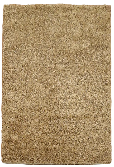 Neutral Toned Fluffy Shag Rug Ideal for Living Spaces 5x8