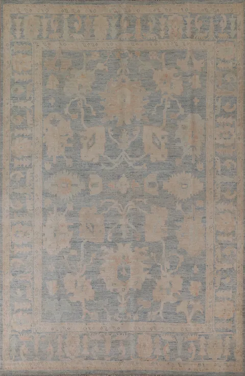 Vegetable Dye Oushak Turkish Area Rug 8x10