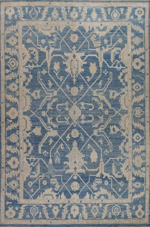 Vegetable Dye Sultanabad Ziegler Oriental Area Rug 9x12