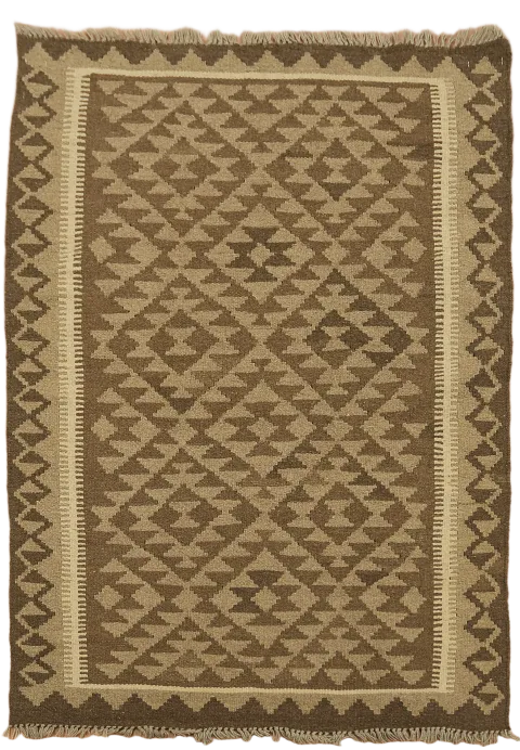 Kilim Reversible Wool Area Rug 3x5