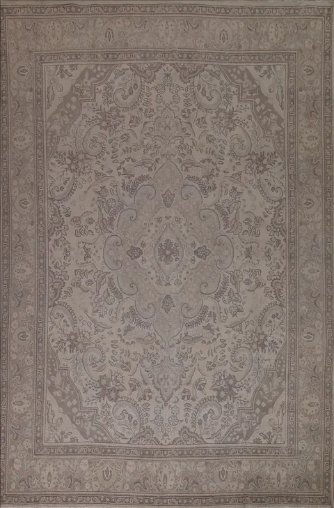 Vintage Tabriz Persian Area Rug 9x13