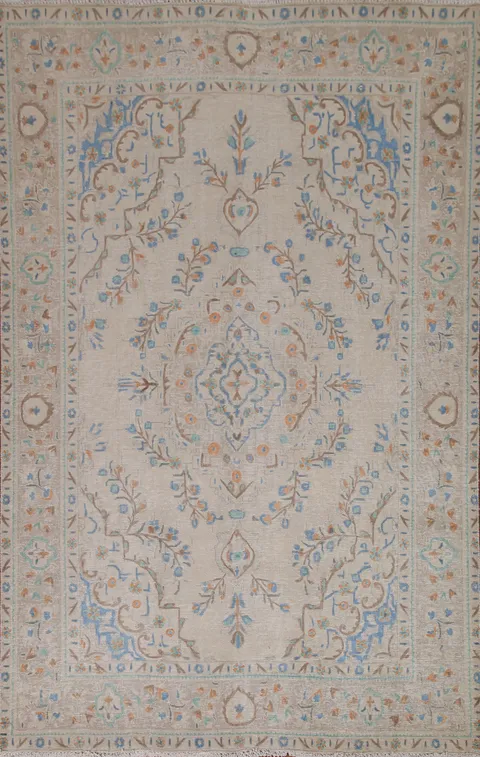 Handmade Tabriz Persian Area Rug 6x9