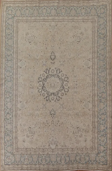 Traditional Kerman Persian Area Rug 9x12