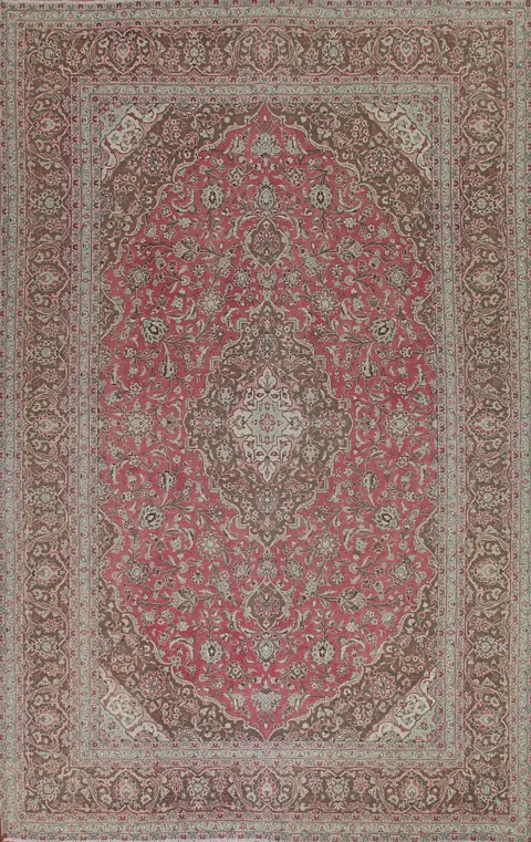 Traditional Kashan Persian Area Rug 9x13