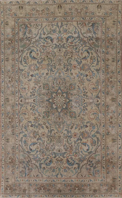 Vintage Tabriz Persian Area Rug 6x10