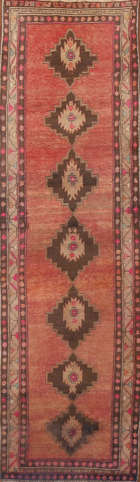 Handmade Serab Persian Runner Rug 3x12