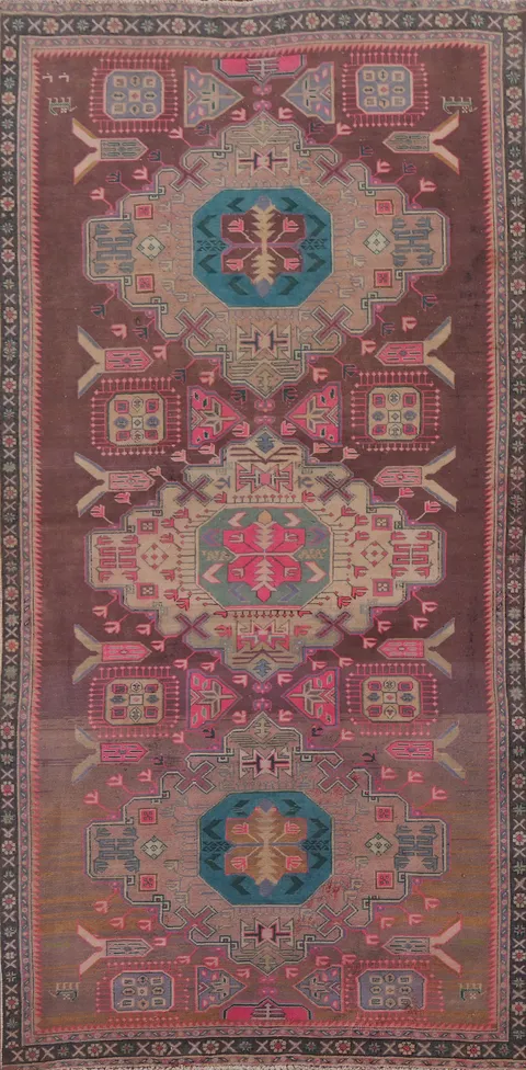 Geometric Ardebil Persian Area Rug 5x10