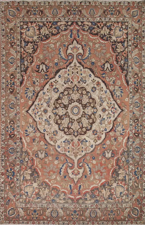 Handmade Wool Bakhtiari Persian Area Rug 7x10