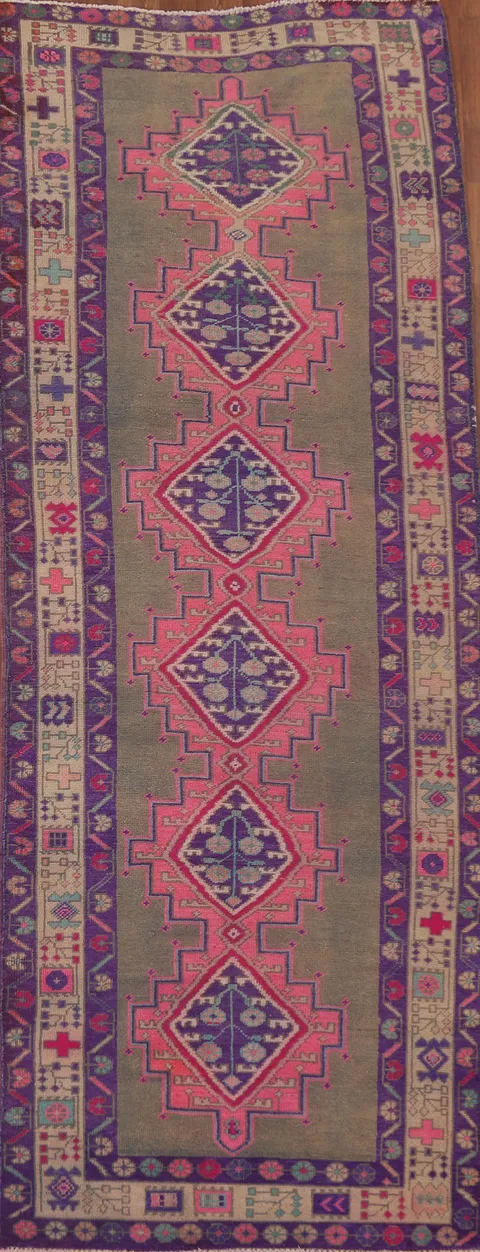 Vintage Lori Persian Runner Rug 5x13