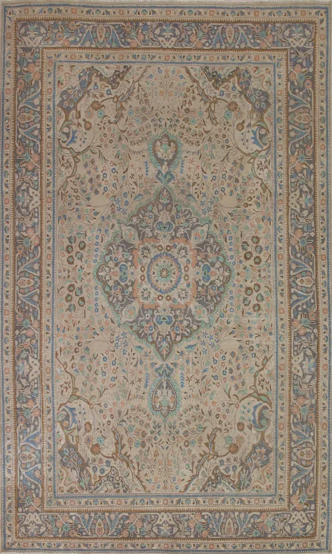 Geometric Tabriz Persian Area Rug 8x11