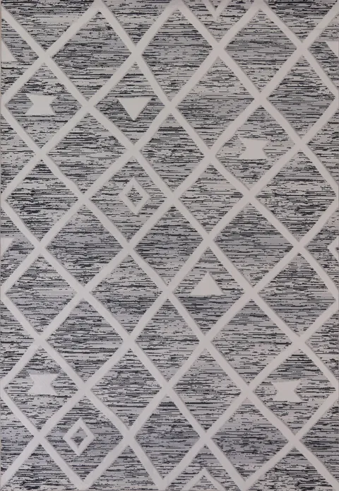 Trellis Modern Gray/ Ivory Rugs