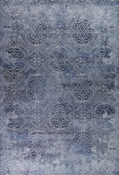 Geometric Blue Rugs