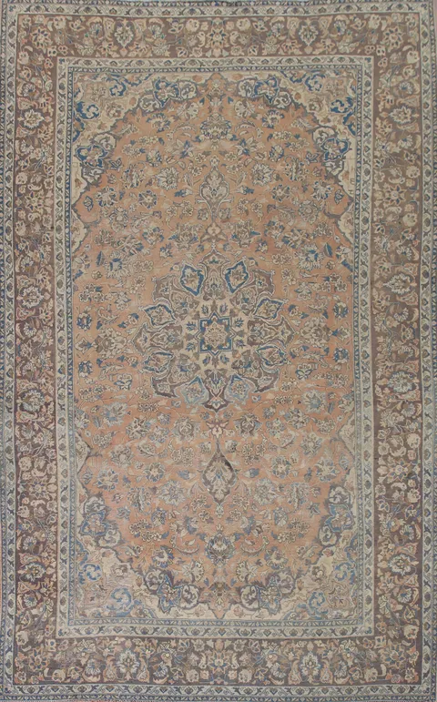 Distressed Najafabad Persian Area Rug 8x12