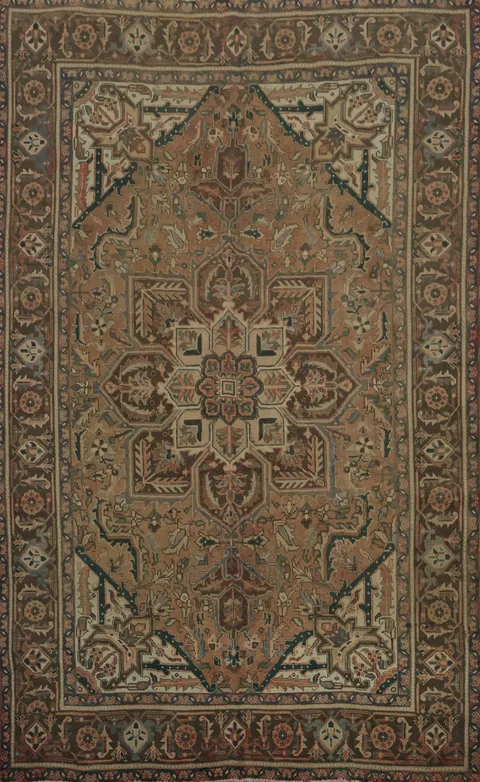 Timeless Heritage Handcrafted Heriz Persian Area Rug 7x10