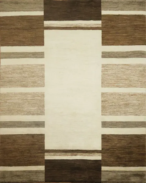 Geometric Gabbeh Kashkoli Wool Area Rug 6x8