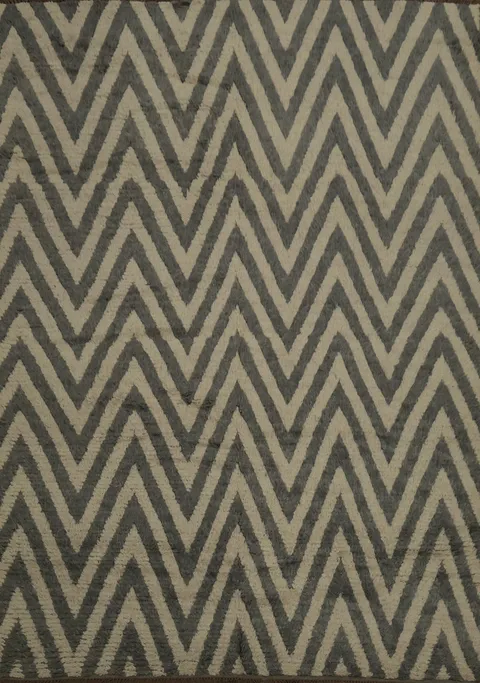 Chevron Pattern Moroccan Area Rug 8x10 to Enhance Your Decor