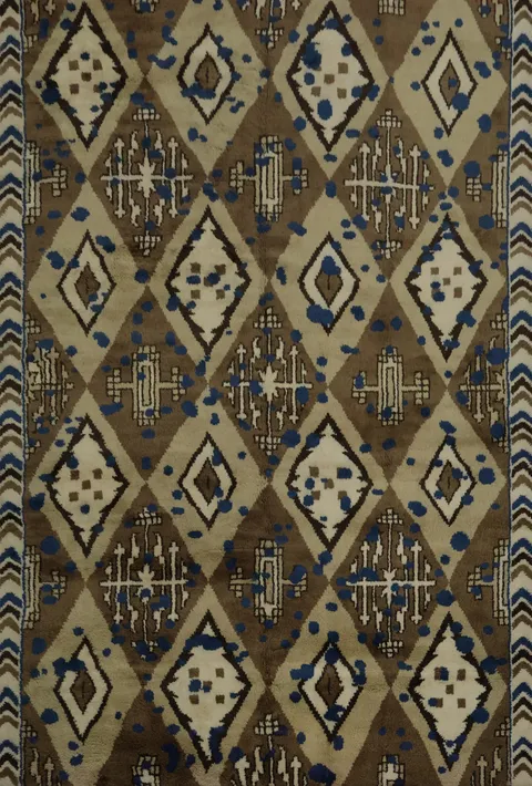 Diamond Pattern Moroccan Area Rug 8x10 Blend of Tradition and Style