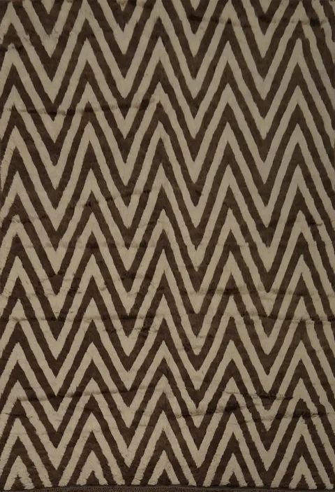 Bold Chevron Lines Moroccan Shaggy Area Rug 8x10 Adding Modern Touch